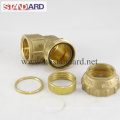 Brass PE Fitting with Equal Coupling